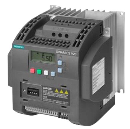 SINAMICS V20 - 440VAC 3F /4HP/ IN:8.6A-OUT:7.3A   6SL3210-5BE23-0UV0